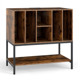 Record Player Stand Turntable Table With Charging Station - thumbnail 3