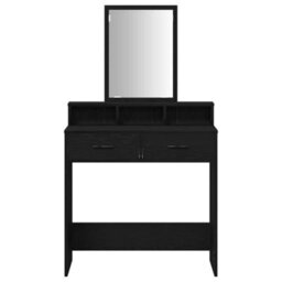 Walplus Dressing Table Black Oak 79 X 41 X 140 Cm Engineered Wood - thumbnail 6