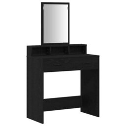 Walplus Dressing Table Black Oak 79 X 41 X 140 Cm Engineered Wood - thumbnail 2