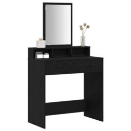 Walplus Dressing Table Black Oak 79 X 41 X 140 Cm Engineered Wood - thumbnail 3