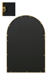 Mirroroutlet The Arcus Gold Framed Arched Window Leaner/wall Mirror 120Cm X 80Cm - thumbnail 4