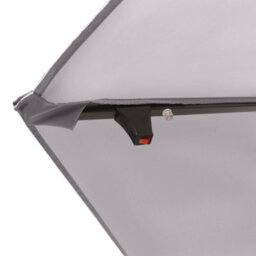 Sundaze 3M Grey Garden Banana Parasol Cantilever Umbrella With Solar Led Lights Outdoor Patio - thumbnail 3