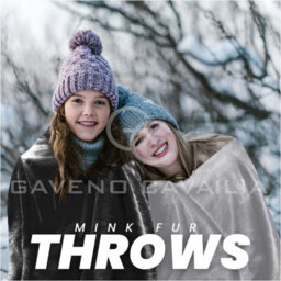 Gc Gaveno Cavailia Luxury Faux Fur Throw 150X200 Cm Charcoal Fleece Blanket For Double Bed & Sofa Bed - thumbnail 2