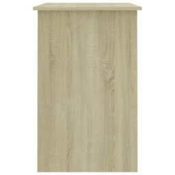 Berkfield Modern Desk Sonoma Oak 100X50X76 Cm Engineered Wood - thumbnail 8