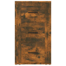 Berkfield Sideboard Smoked Oak 40X33X70 Cm Engineered Wood - thumbnail 3