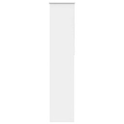 Berkfield Roller Blind Blackout White 55X230 Cm Fabric Width 50.7 Cm Polyester - thumbnail 1