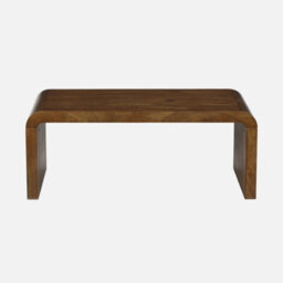 Sweeek - Rectangular Coffee Table Solid Acacia Wood Walnut 100X50X40 Cm - Dana - thumbnail 2