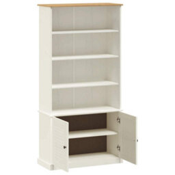 Vidaxl Bookcase Vigo White 85X35X170 Cm Solid Wood Pine - thumbnail 5