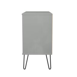 Anzio Matt Dusk Grey Tv Stand With 2 Shelves & 3 Drawers, (H)74.2Cm X (W)96.8Cm X (D)39.2Cm - thumbnail 4