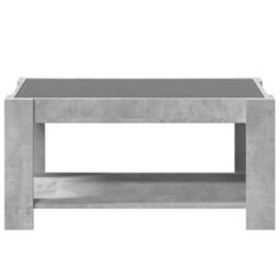 Berkfield Coffee Table With Led Concrete Grey 93X53X45 Cm Engineered Wood - thumbnail 6
