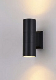 Luminosa Lighting Luminosa Bowery Wall Lamp Black, 2 Light Ip54, Gu10 - thumbnail 2