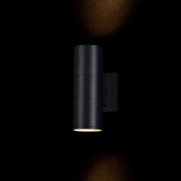 Luminosa Lighting Luminosa Bowery Wall Lamp Black, 2 Light Ip54, Gu10 - thumbnail 3