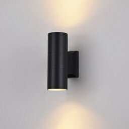 Luminosa Lighting Luminosa Bowery Wall Lamp Black, 2 Light Ip54, Gu10 - thumbnail 5
