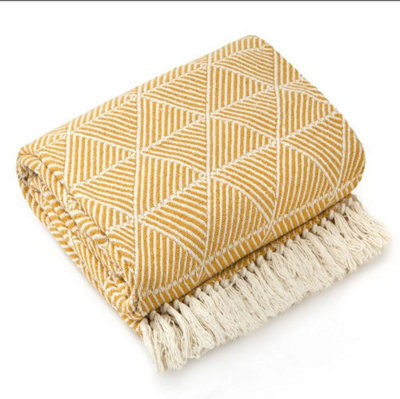 Geo Diamond Collection Recycled Cotton Throw - image 1