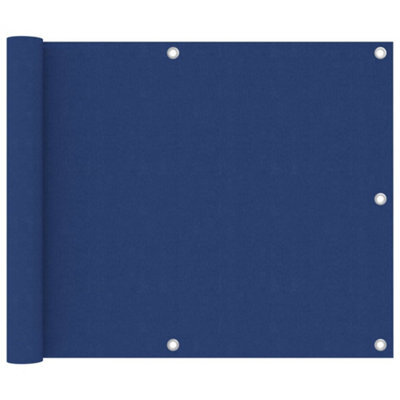 Berkfield Balcony Screen Blue 75X400 Cm Oxford Fabric - image 1