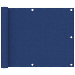 Berkfield Balcony Screen Blue 75X400 Cm Oxford Fabric - thumbnail 1