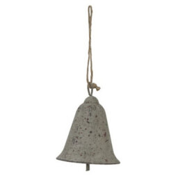 Hill Interiors Metal Bell Christmas Hanging Decoration Grey (7Cm X 6Cm X 6Cm) - thumbnail 1