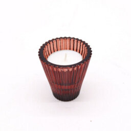 Serenityy Flip Dinner Candle And Tealight Holder - Vampire Red, Brushed Glass, 114G - thumbnail 3