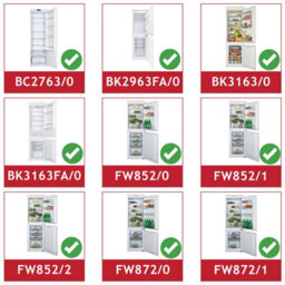 Spares2Go Lower Upper Door Bottle Shelf Set For Cda Bc2763/0 Bk2963Fa/0 Bk3163/0 Bk3163Fa/0 Fridge - thumbnail 2
