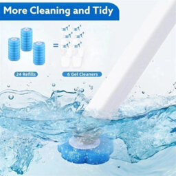 Disposable Toilet Brush Set With 24 Refills - thumbnail 3