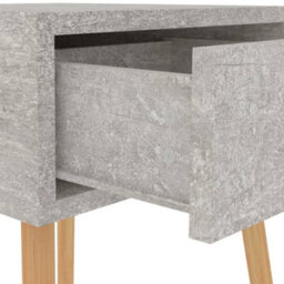 Berkfield Bedside Cabinet Concrete Grey 40X40X56 Cm Engineered Wood - thumbnail 8