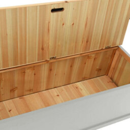 Vidaxl Bench Grey 107X45X75.5 Cm Solid Wood Fir - thumbnail 8