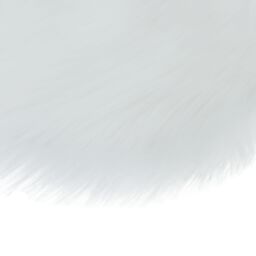GoodHome Hegoa White Faux Fur Effect Small Rug, (L)90Cm X (W)60Cm - thumbnail 2