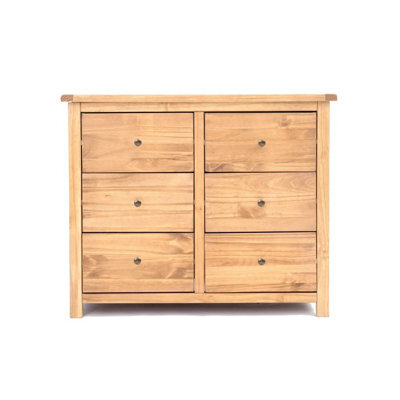 Cabinet Bits Lugo 6 Drawer Chest Of Drawers Brass Knob - image 1