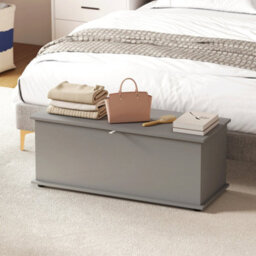 Wyld Haus Fito Vima 113L Grey Storage Trunk With Flip-Top Lid And Safety Hinges, 100W X 40D X 40H Cm - thumbnail 9