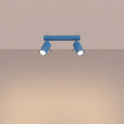 Sollux Lighting Ring Steel Light Blue 2 Lights Modern Ceiling Lamps - thumbnail 3