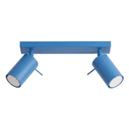 Sollux Lighting Ring Steel Light Blue 2 Lights Modern Ceiling Lamps - thumbnail 1