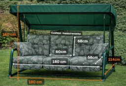 Glendale Garden & Leisure Deluxe Cotswold Leaf  Pendulum Hammock - thumbnail 3