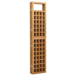 Vidaxl 5-Panel Room Divider/trellis Solid Fir Wood 201.5X180 Cm Room Dividers - thumbnail 4