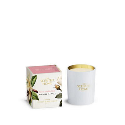 Ashleigh & Burwood Scented Home Glass Candle - Rose & Vanilla Musk - image 1
