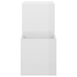 Walplus Hall Shoe Cabinet High Gloss White 105X35.5X70 Cm Engineered Wood - thumbnail 6