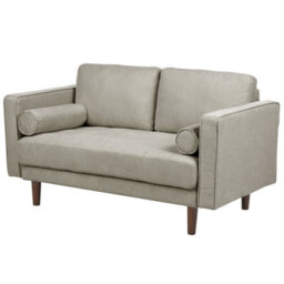 Beliani Sofa 2 Seater Nurmo Fabric Taupe - thumbnail 4