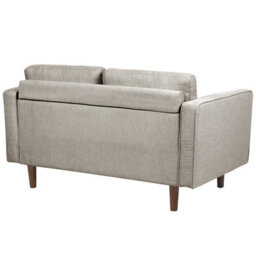 Beliani Sofa 2 Seater Nurmo Fabric Taupe - thumbnail 7