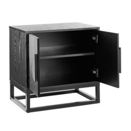 MMT Funiture Designs mmt Fluted 2-Door Storage Cabinet, Adjustable Shelf, Steel Legs, 60Cm L X40 Cm H - thumbnail 8