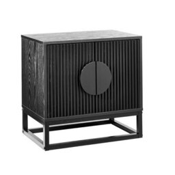 MMT Funiture Designs mmt Fluted 2-Door Storage Cabinet, Adjustable Shelf, Steel Legs, 60Cm L X40 Cm H - thumbnail 9