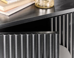 MMT Funiture Designs mmt Fluted 2-Door Storage Cabinet, Adjustable Shelf, Steel Legs, 60Cm L X40 Cm H - thumbnail 7