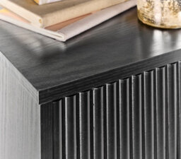 MMT Funiture Designs mmt Fluted 2-Door Storage Cabinet, Adjustable Shelf, Steel Legs, 60Cm L X40 Cm H - thumbnail 6