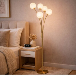 Pagazzi Lighting Pagazzi Jackson 5-Light Gold Floor Lamp - thumbnail 2