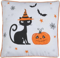 Smart Living Halloween Pumpkins & Celestial Stars Decorative Filled Cushions - Pumpkins - thumbnail 2