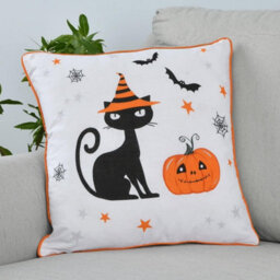 Smart Living Halloween Pumpkins & Celestial Stars Decorative Filled Cushions - Pumpkins - thumbnail 1