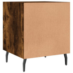 Berkfield Modern Bedside Cabinet Smoked Oak 40X40X50 Cm Engineered Wood - thumbnail 8