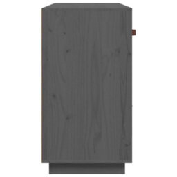Berkfield Classic Sideboard Grey 100X40X75 Cm Solid Wood Pine - thumbnail 7