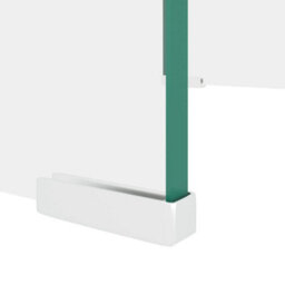 Berkfield Tv Stand/monitor Riser Glass Clear 40X25X11 Cm - thumbnail 5