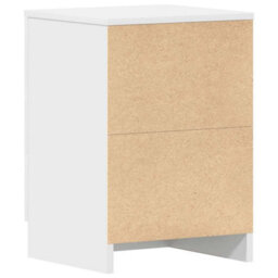 Vidaxl Bedside Cabinet White 38X35X56 Cm Engineered Wood - thumbnail 8