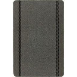 The Rugs Washable Designer Rugs & Mats Lined Bordered Design In Dark Grey   116D - thumbnail 5