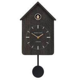 Wall Clock: 21Cm Cuckoo Clock, Charcoal